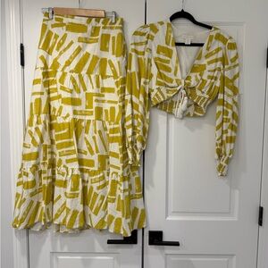 House of Harlow skirt set